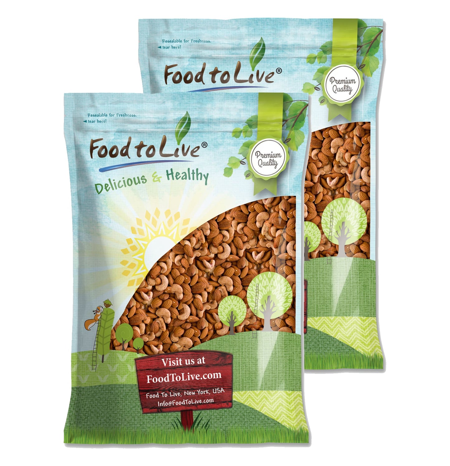 Almonds and Cashews Mix - by Food To Live