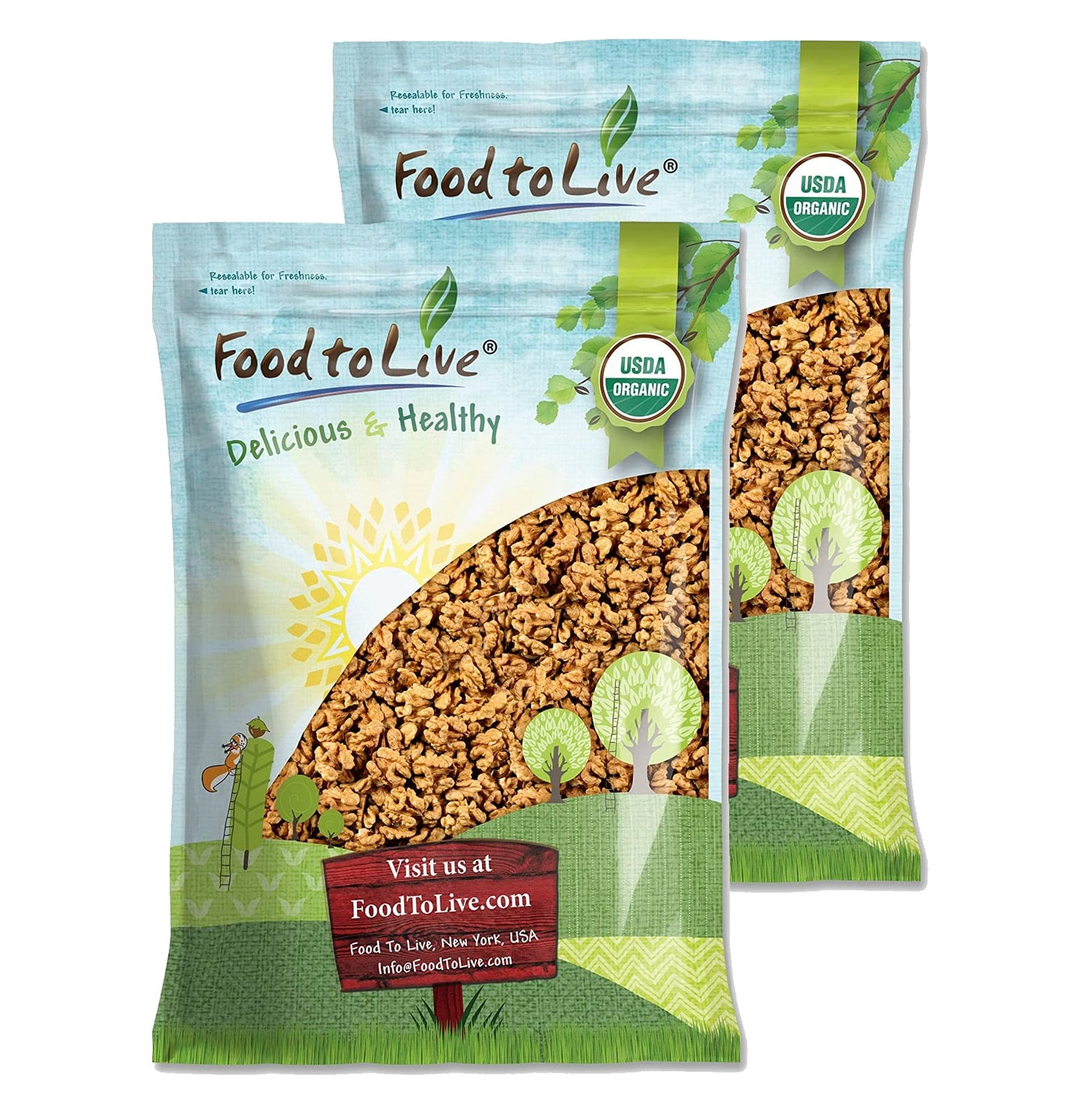 Organic Walnuts - by Food To Live