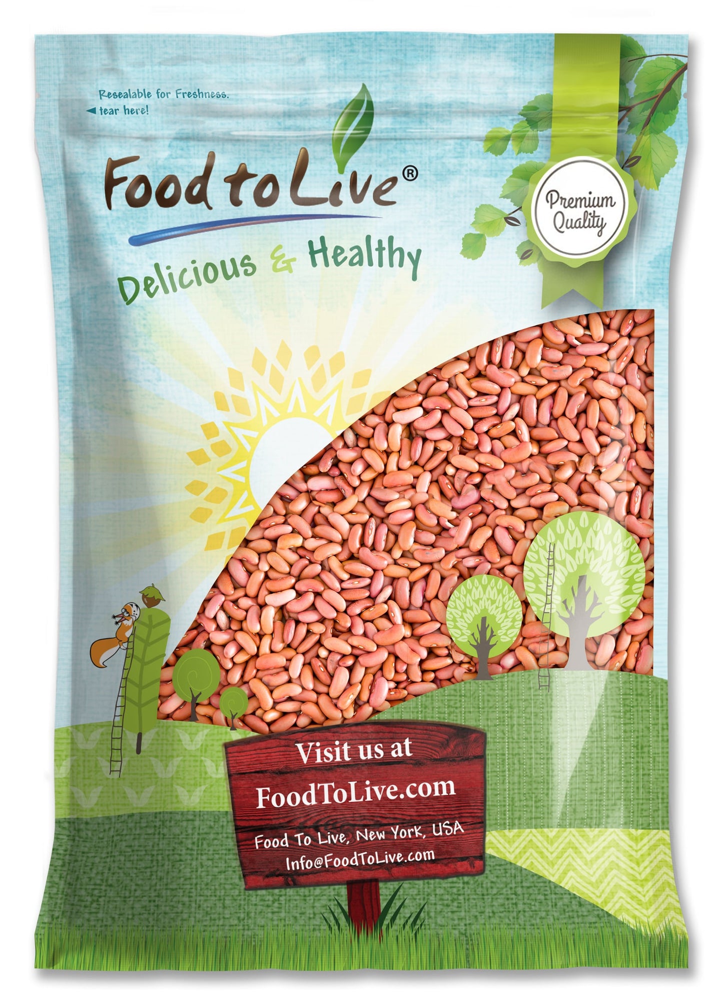 Light Red Kidney Beans - by Food To Live