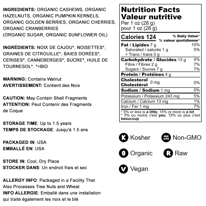 Organic Snack Mix - by Food To Live