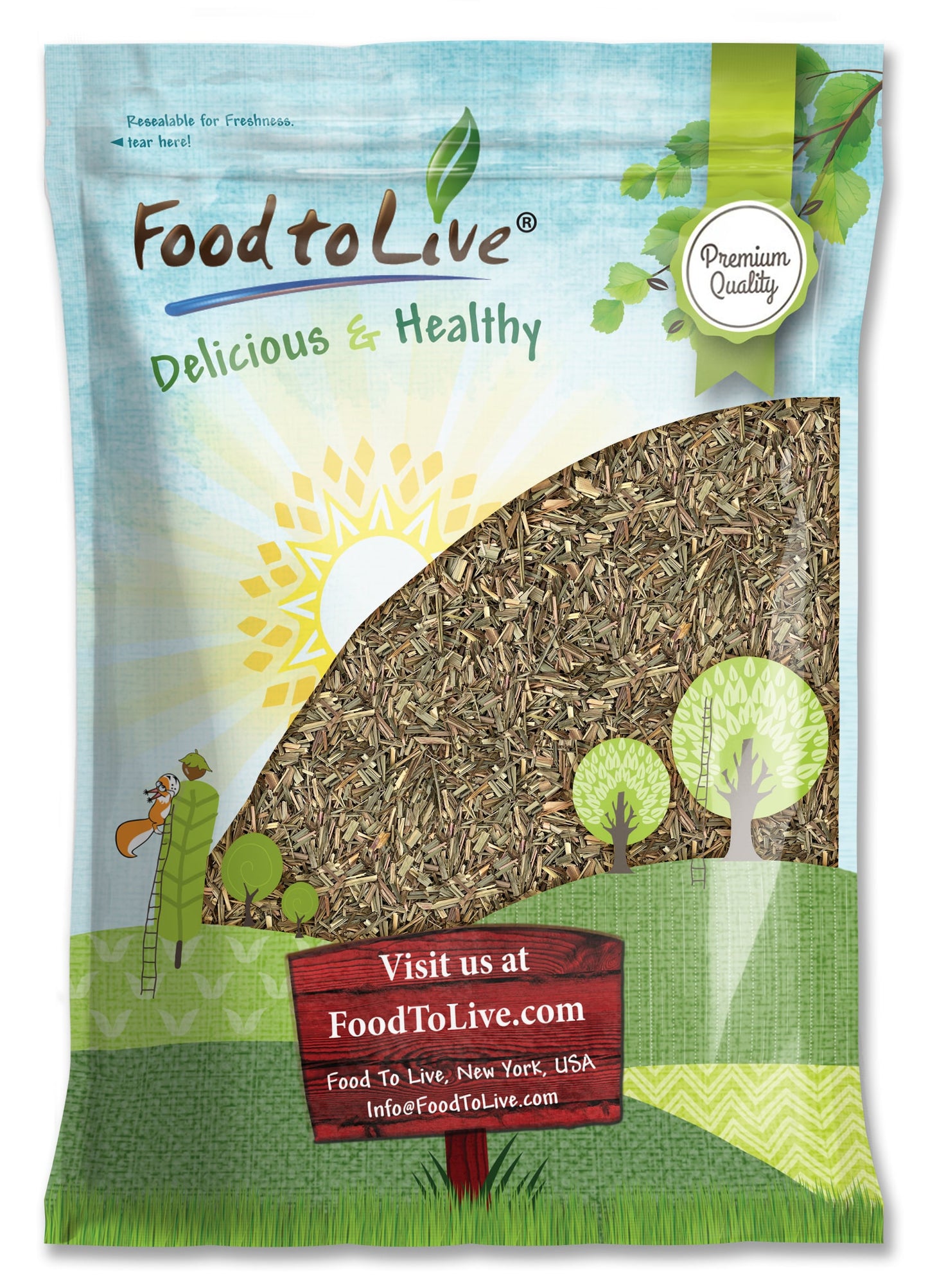 Dried Lemongrass Leaves - by Food To Live