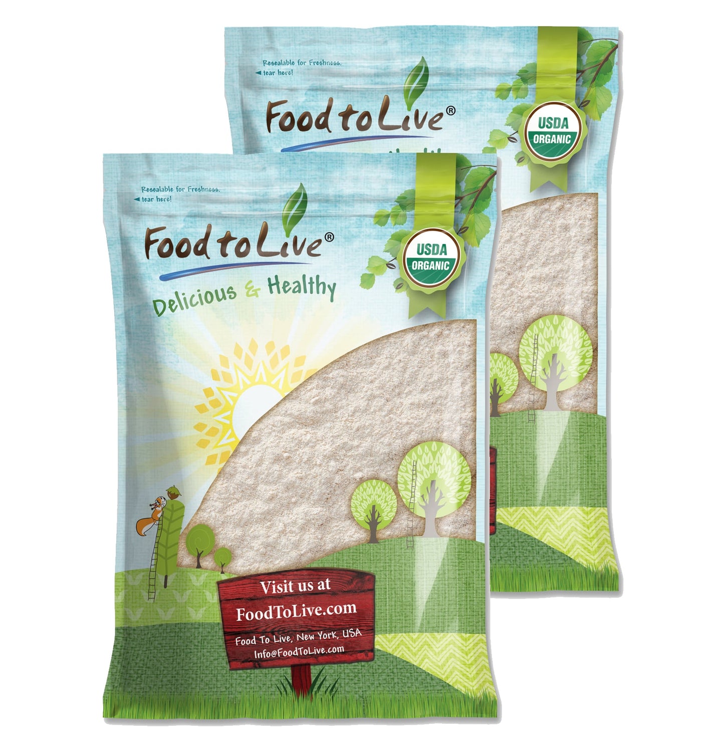 Organic Fava Bean Flour - by Food To Live