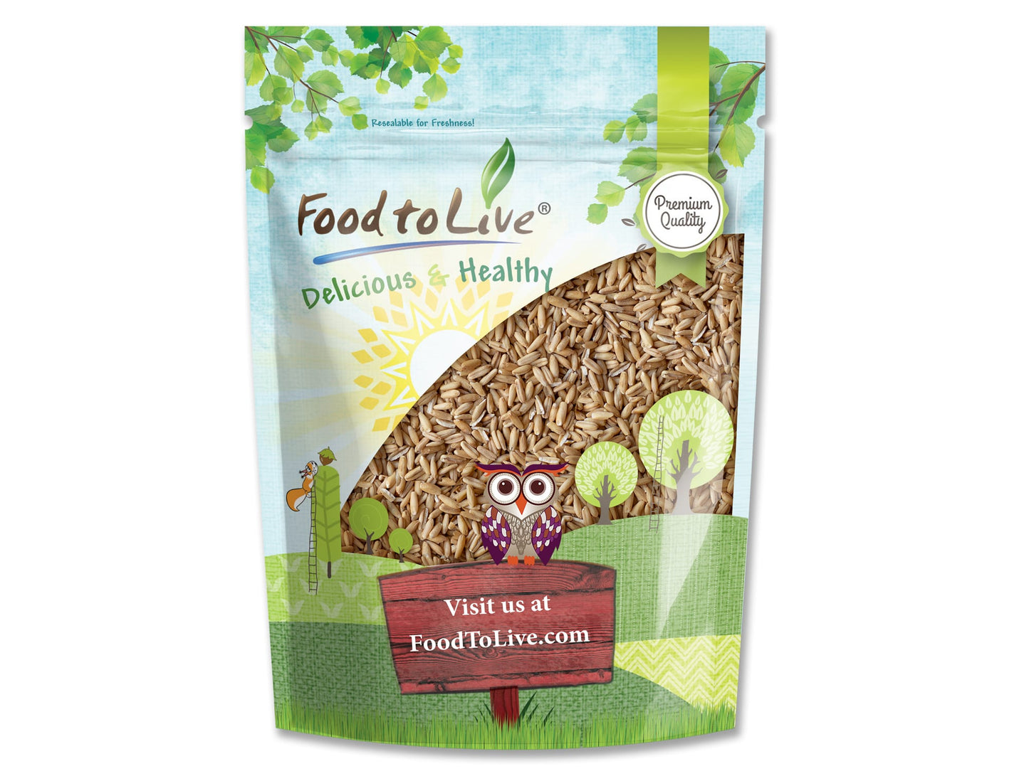 Whole Grain Oat Groats - by Food To Live