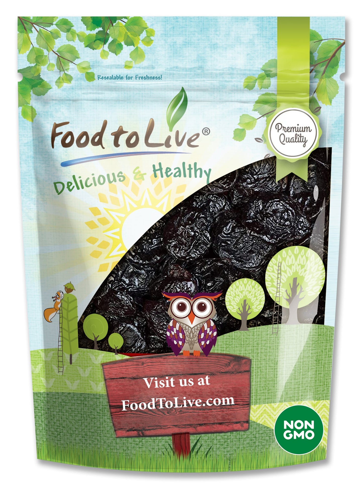 Pitted Prunes - by Food To Live