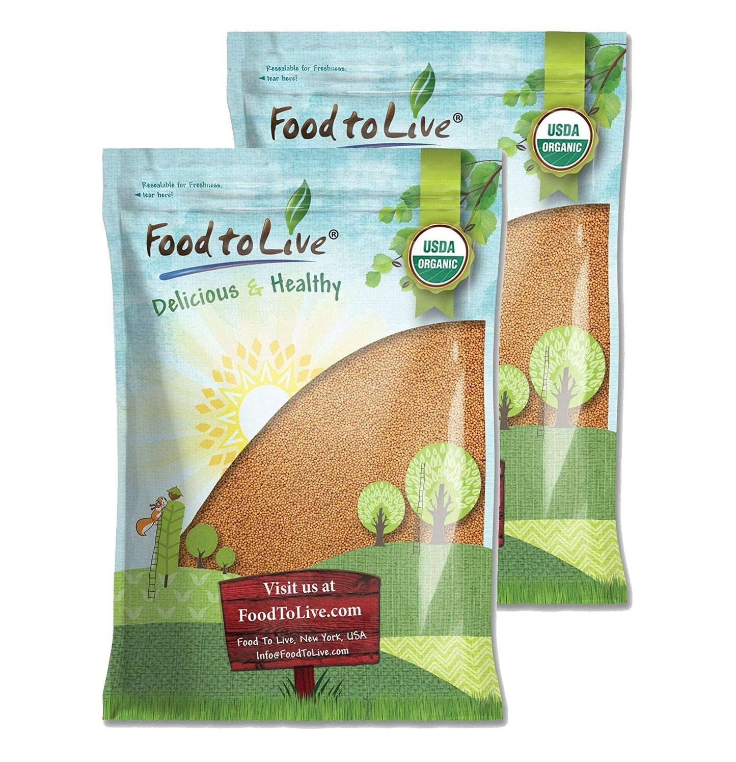 Organic Mustard Seeds - by Food To Live