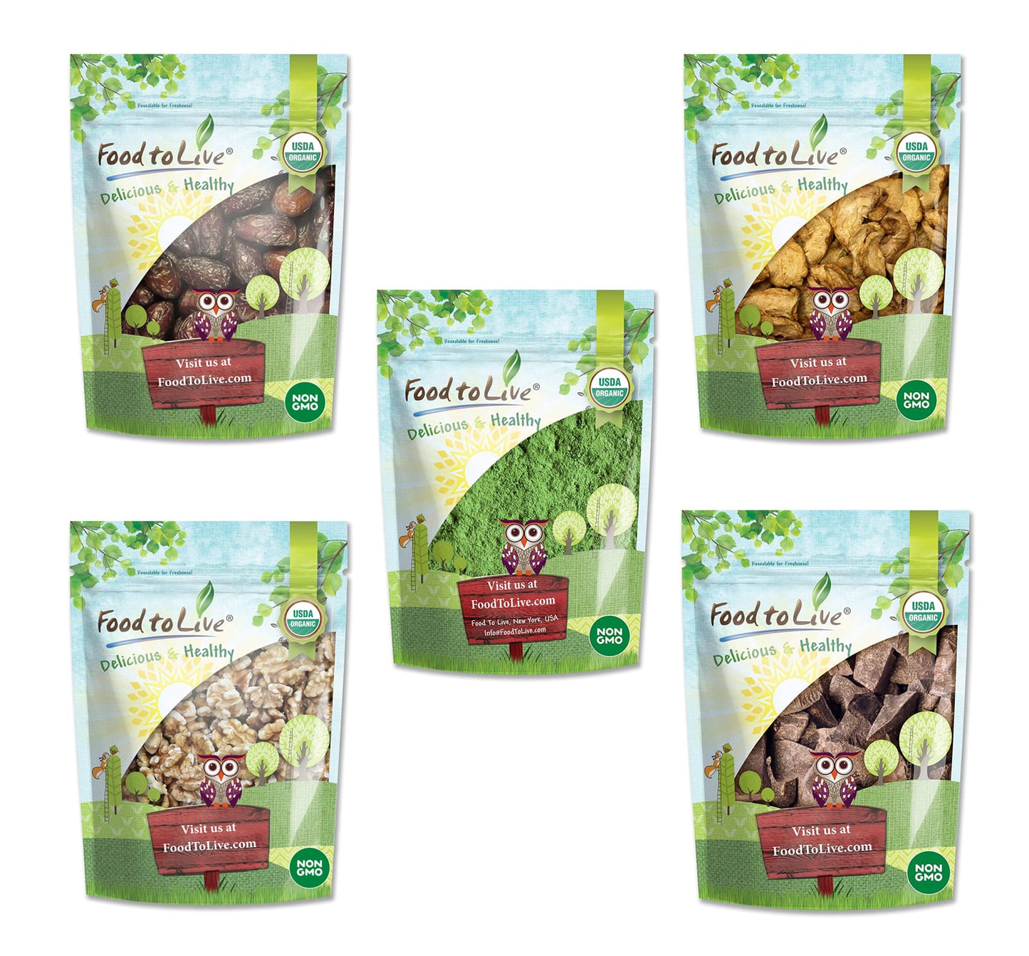 Organic Sirtfood Gift Box - by Food To Live