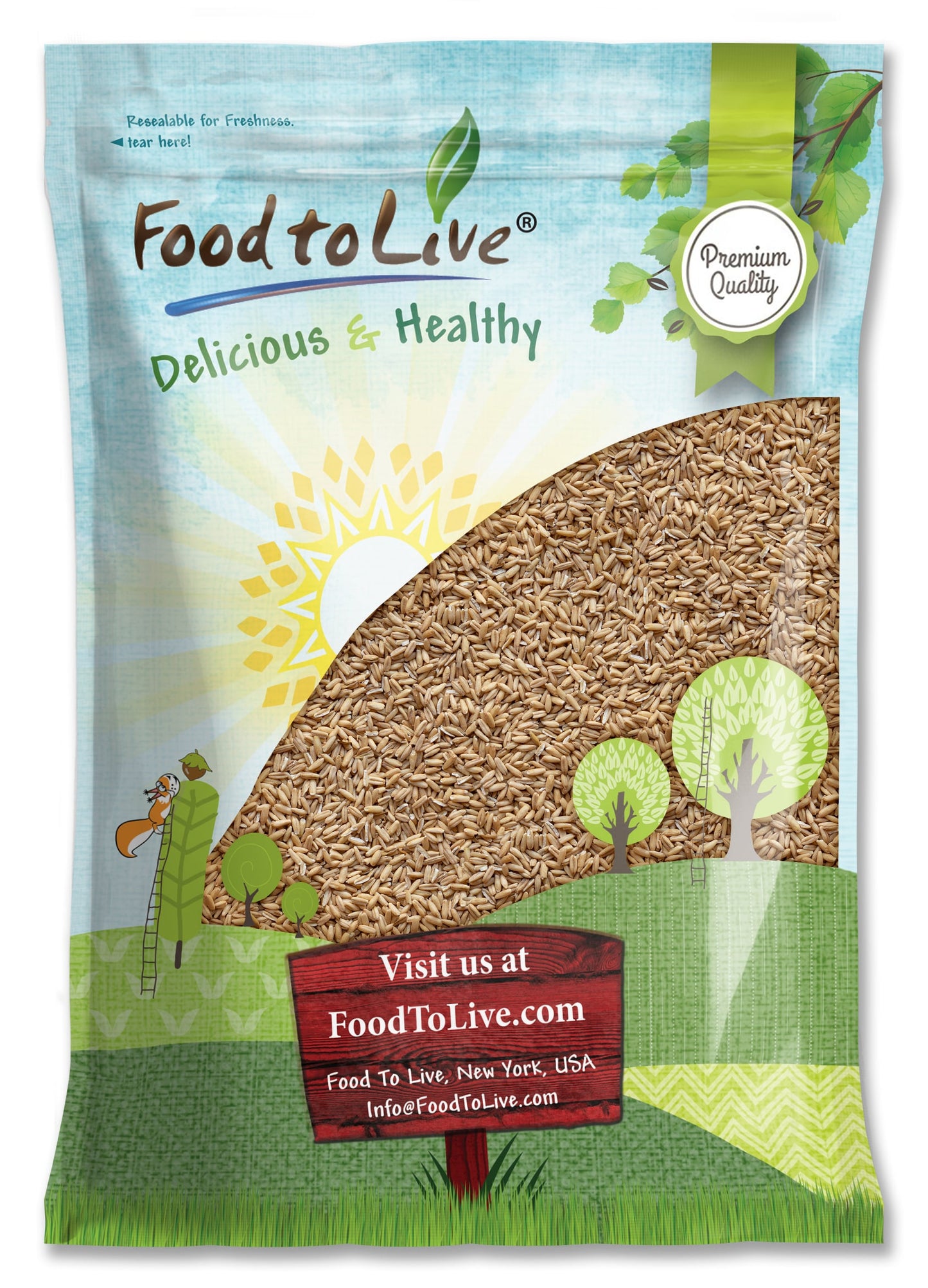 Whole Grain Oat Groats - by Food To Live