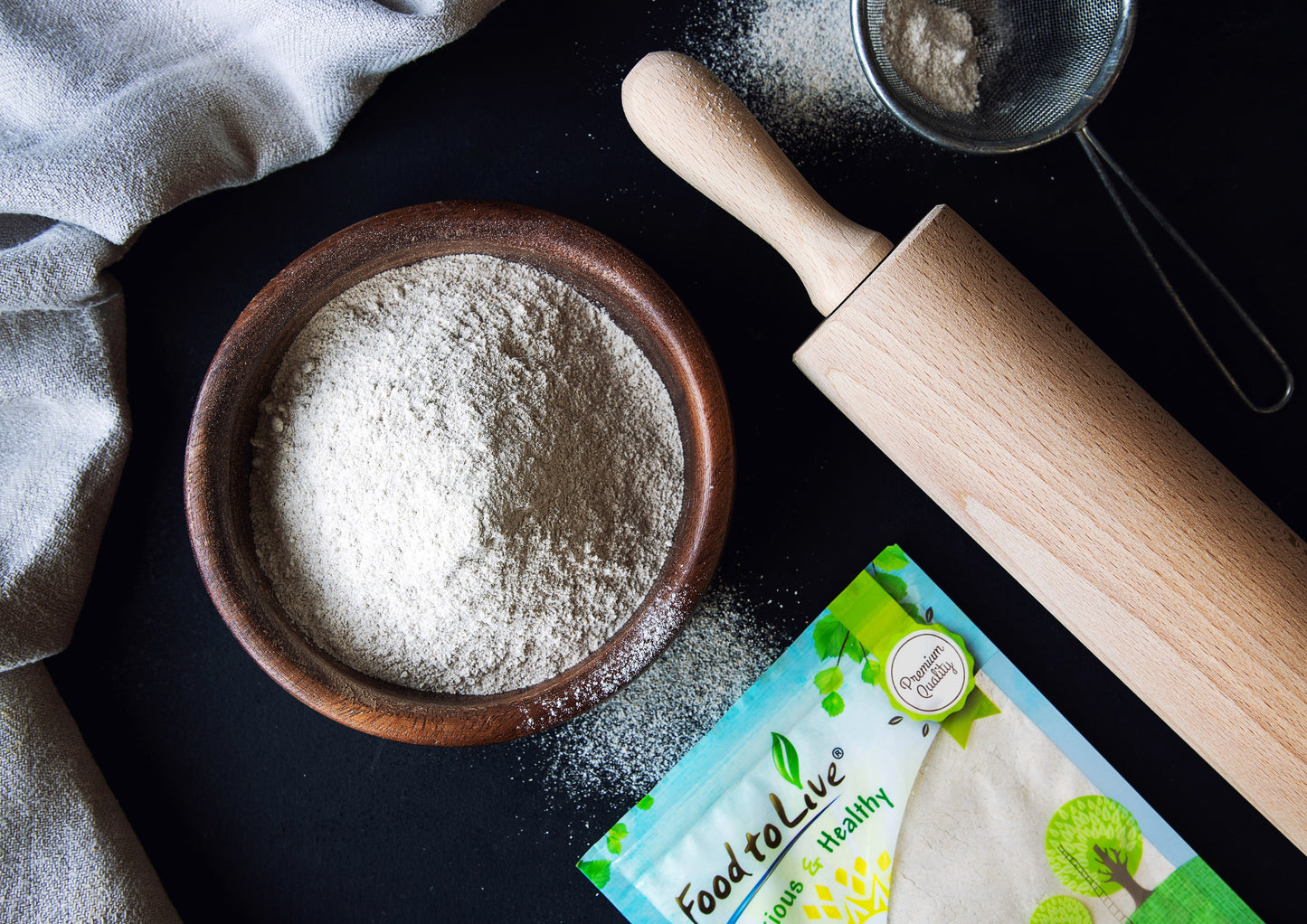 Medium Rye Flour - by Food To Live