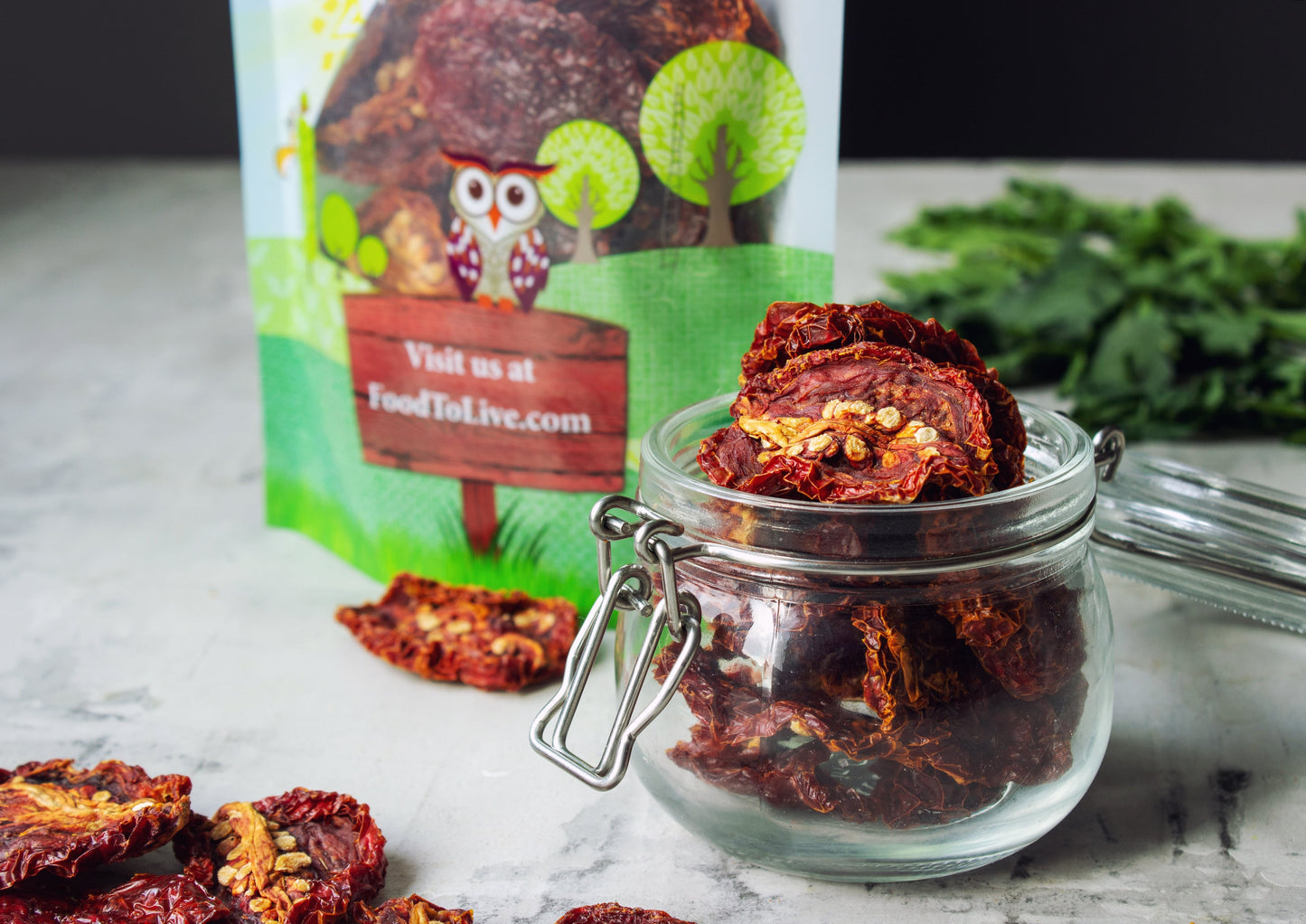 Organic Sun-Dried Tomatoes with Sea Salt - by Food To Live