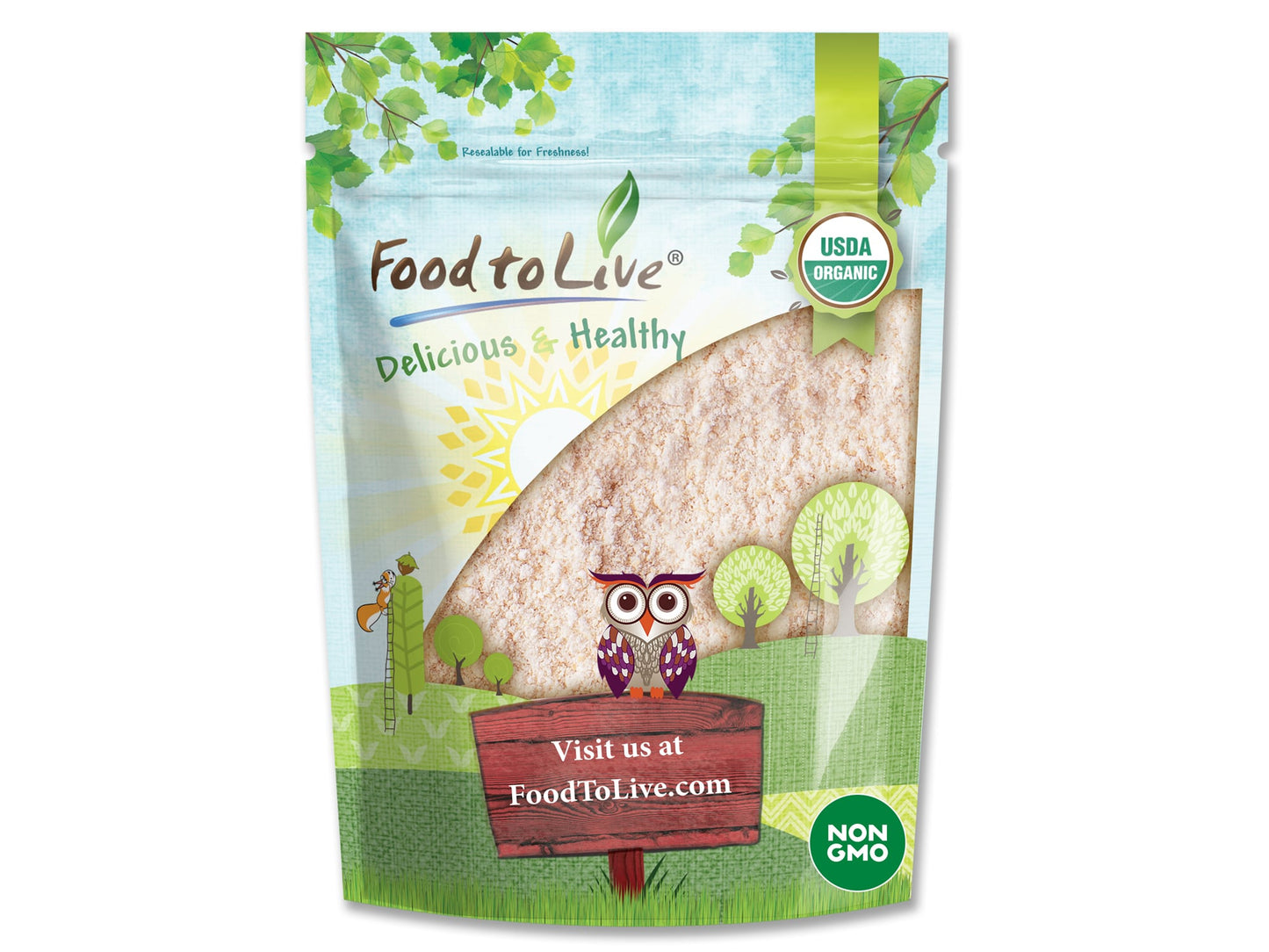 Organic Red Lentil Flour - by Food To Live