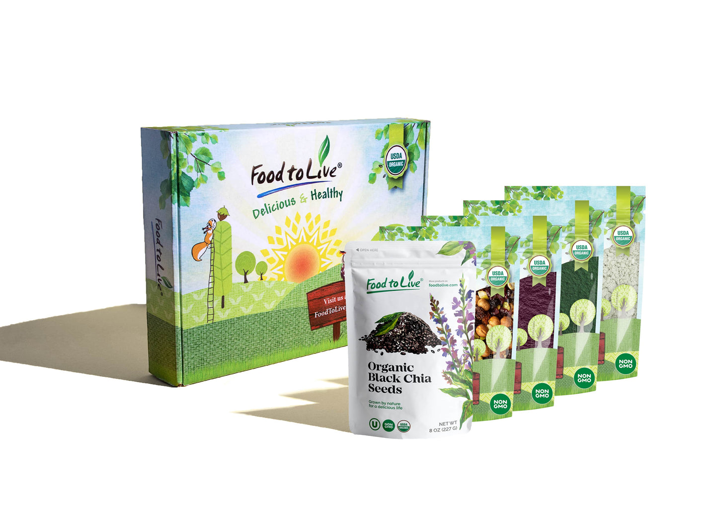 Organic Runner Gift Box - by Food To Live