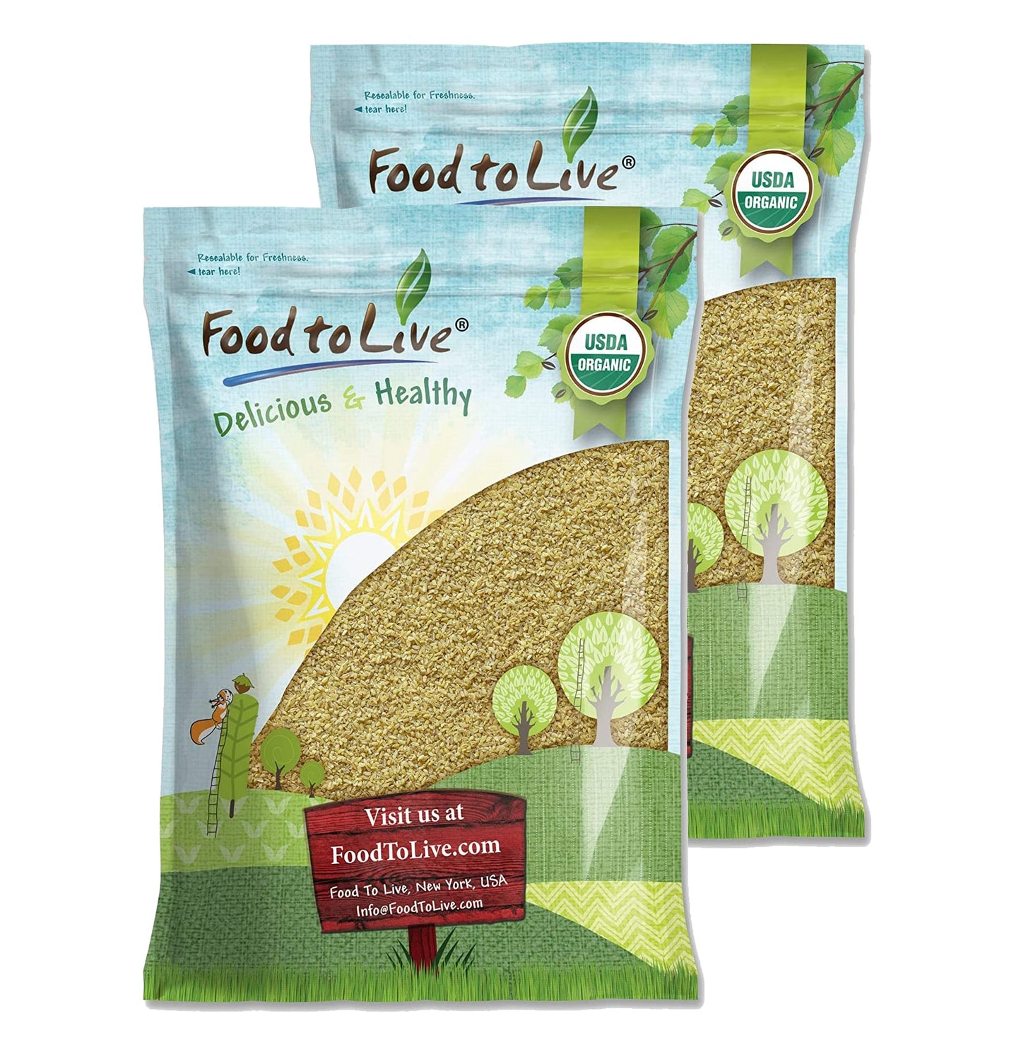 Organic Bulgur Wheat - by Food To Live