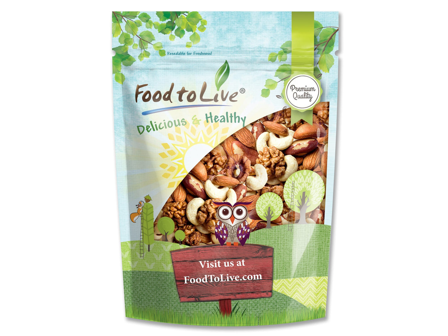 Mixed Raw Nuts - by Food To Live