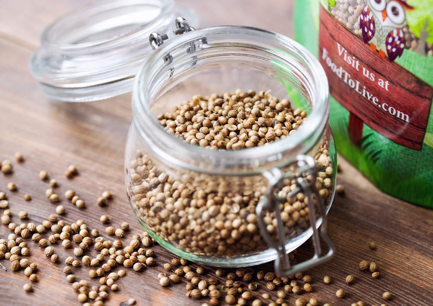 Organic Coriander Seeds - by Food To Live
