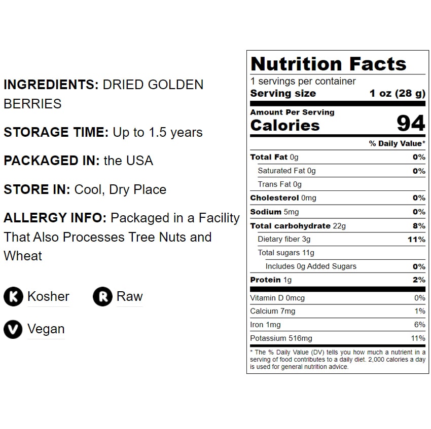 Golden Berries - by Food To Live
