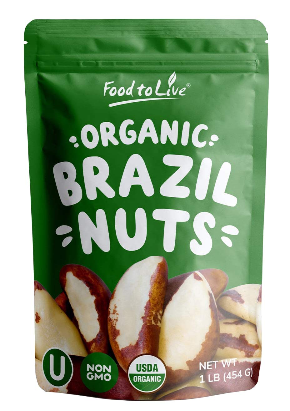 Organic Dry Roasted Brazil Nuts - by Food To Live