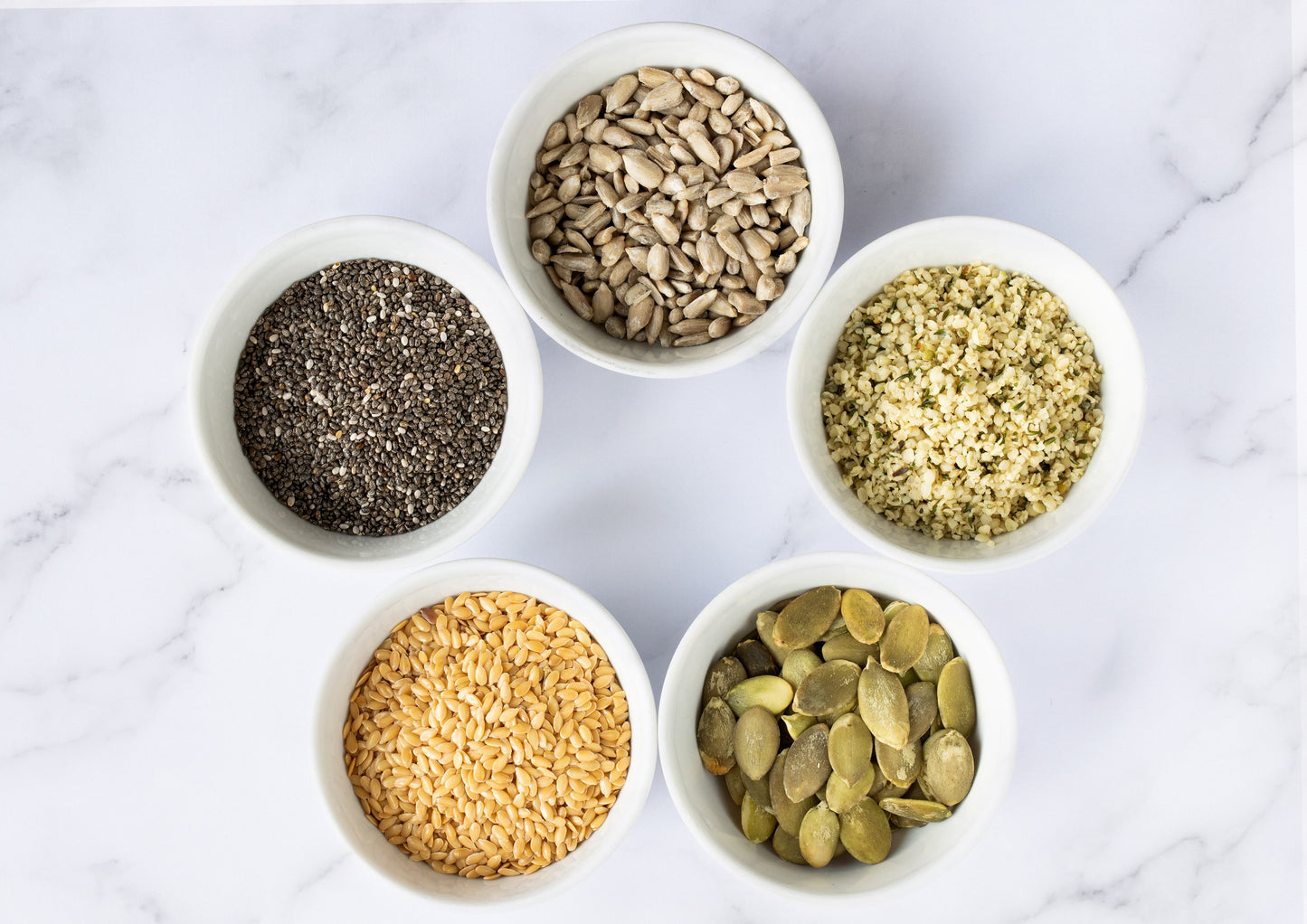Organic Raw Superseed Mix with Chia, Flax, Hemp, Pumpkin, and Sunflower - by Food To Live