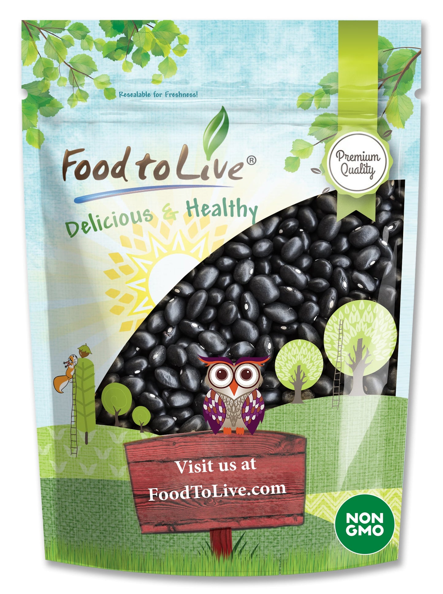 Black Turtle Beans - by Food To Live