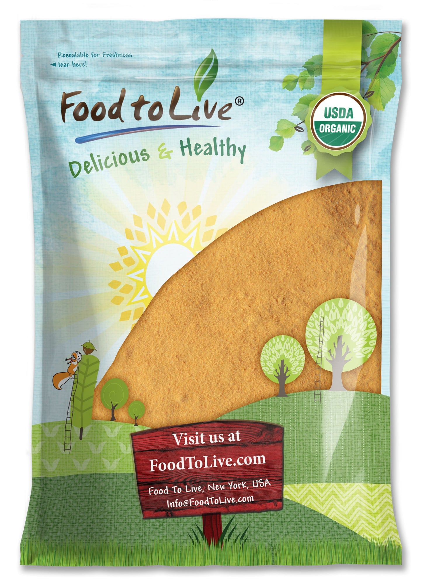Organic Papaya Powder - by Food To Live