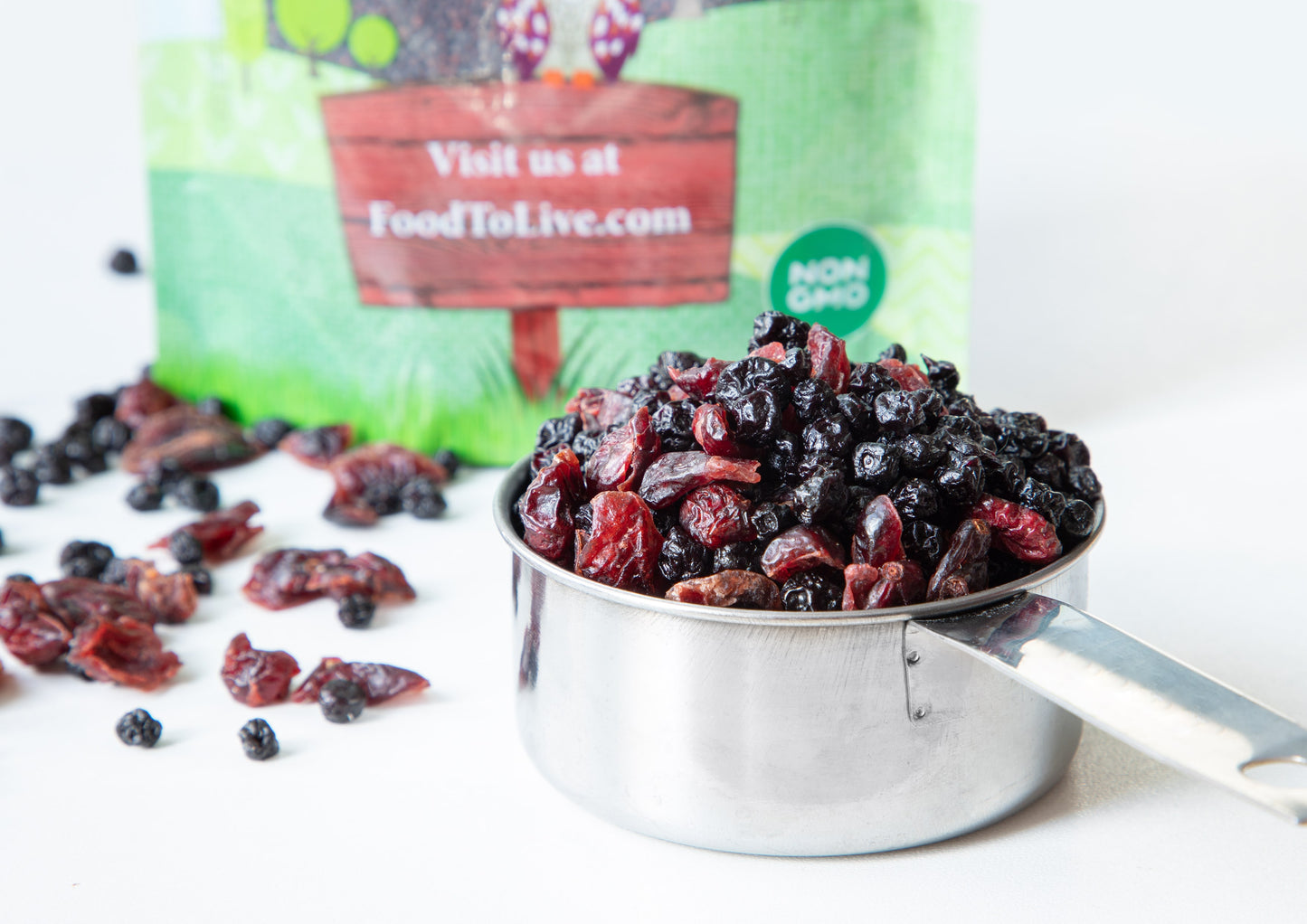 Organic Essential Berries Mix with Cranberries and Blueberries - by Food To Live
