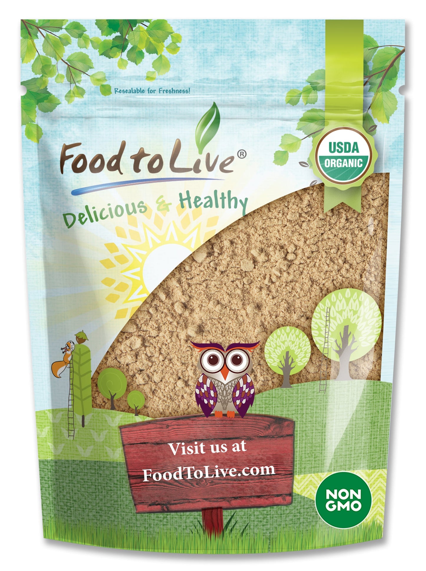 Organic Ripe Banana Powder - by Food To Live