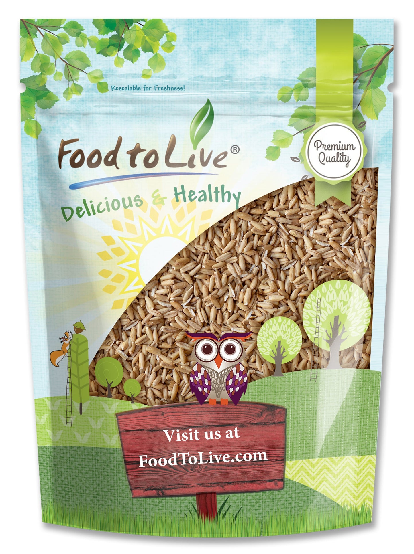 Whole Grain Oat Groats - by Food To Live