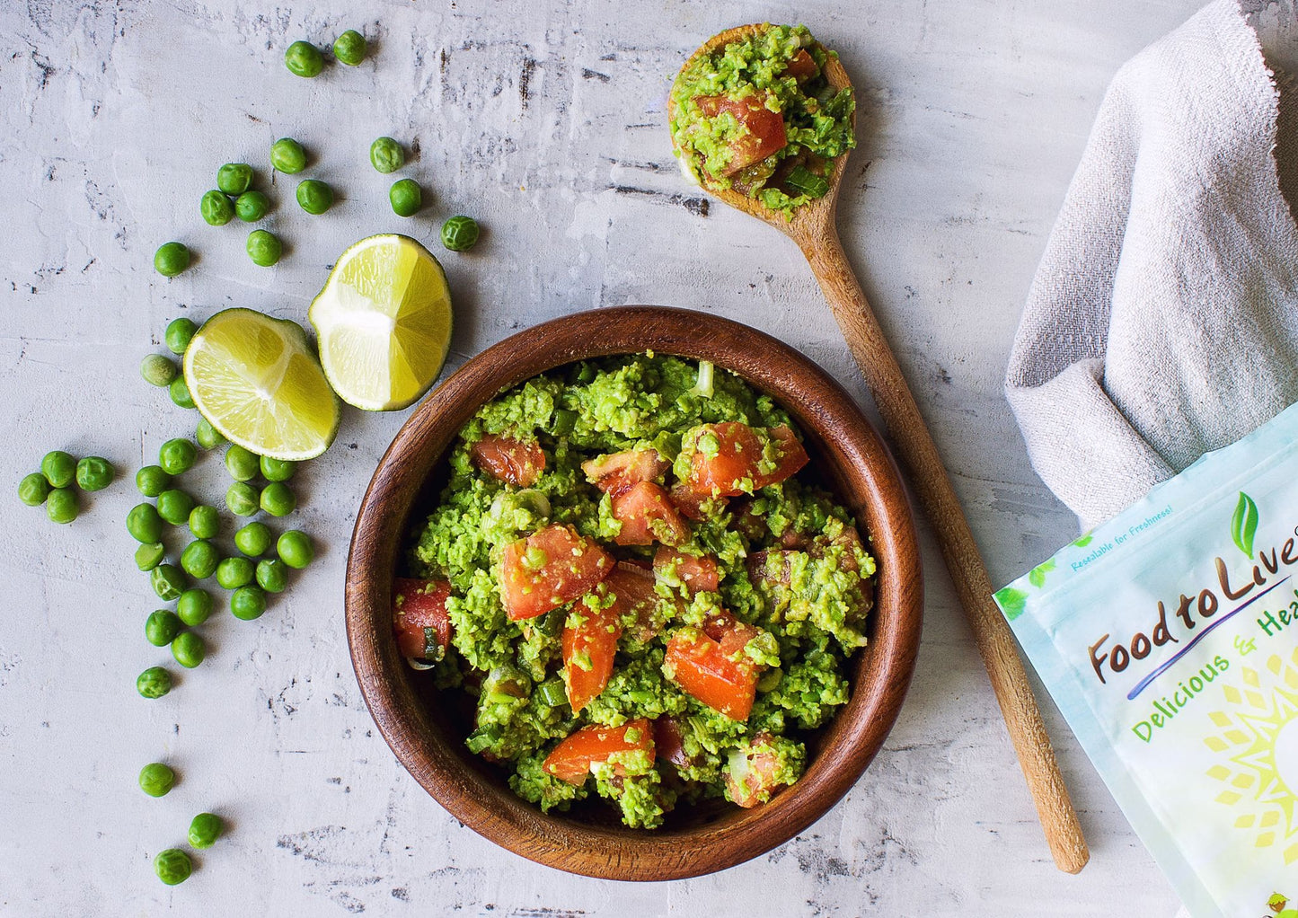 Organic Dried Green Peas - by Food To Live