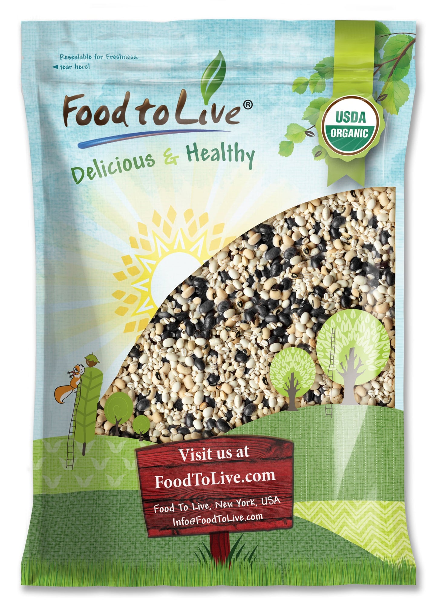 Organic Black Bean Soup Mix - by Food To Live