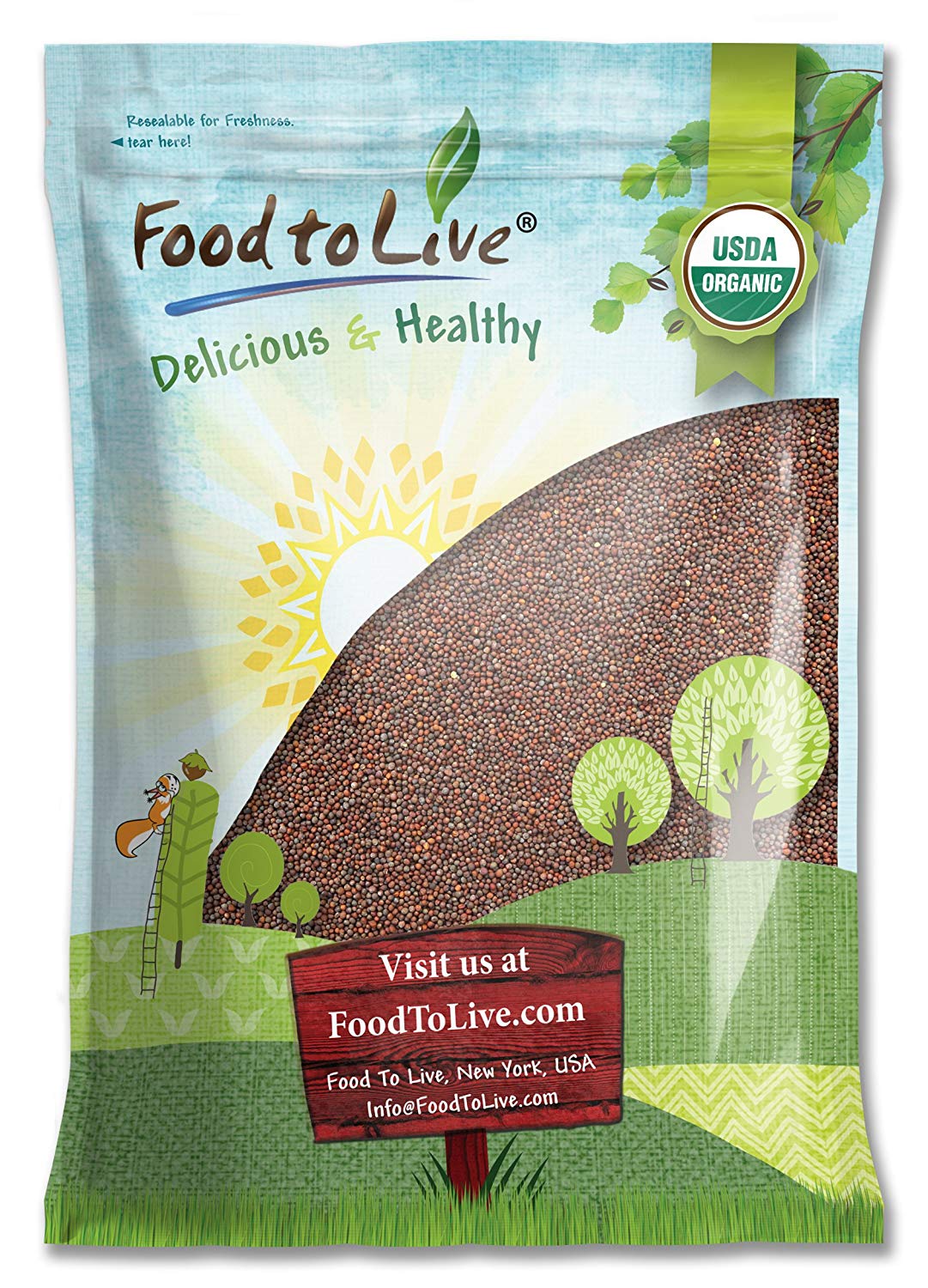 Organic Broccoli Seeds for Sprouting - by Food To Live