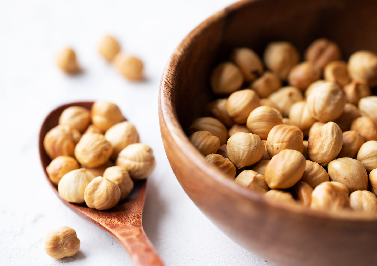 Dry Roasted Blanched Hazelnuts with Himalayan Salt - by Food To Live