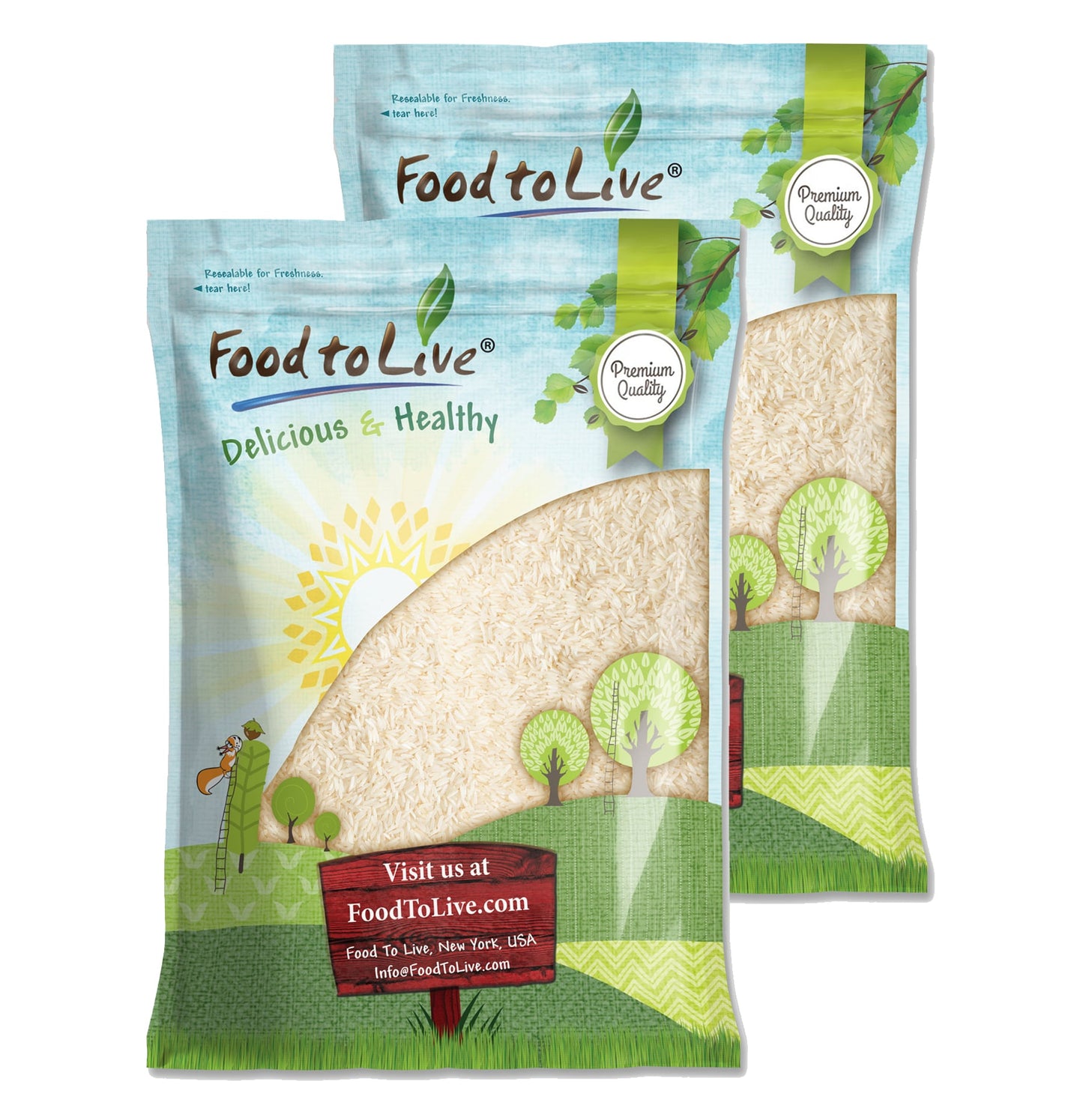 Jasmine White Rice - by Food To Live