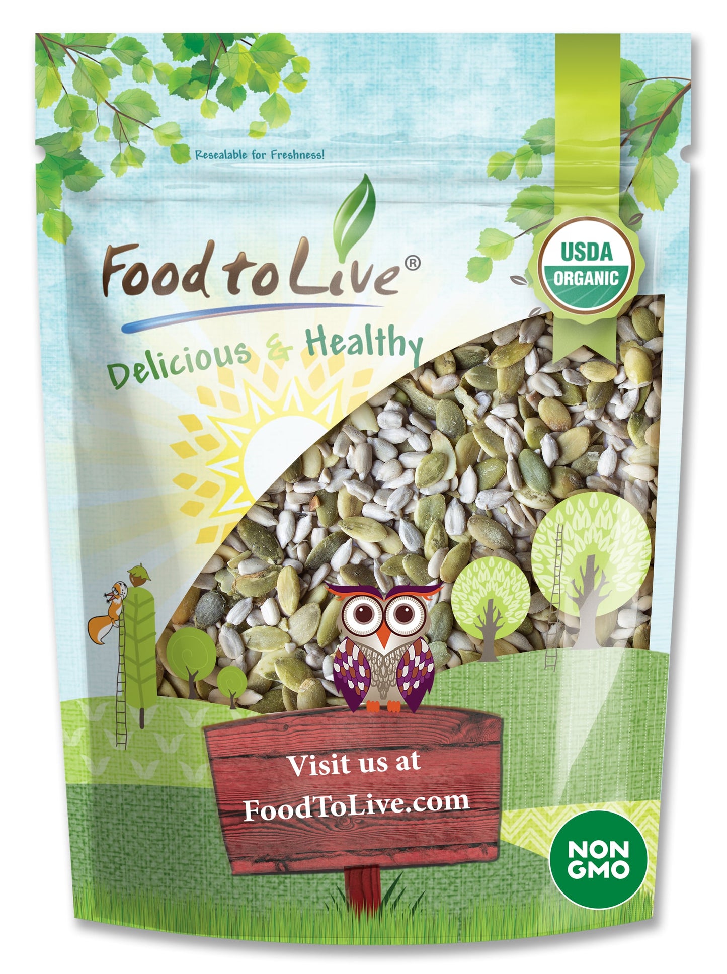 Organic Sprouted Seeds Mix - by Food To Live