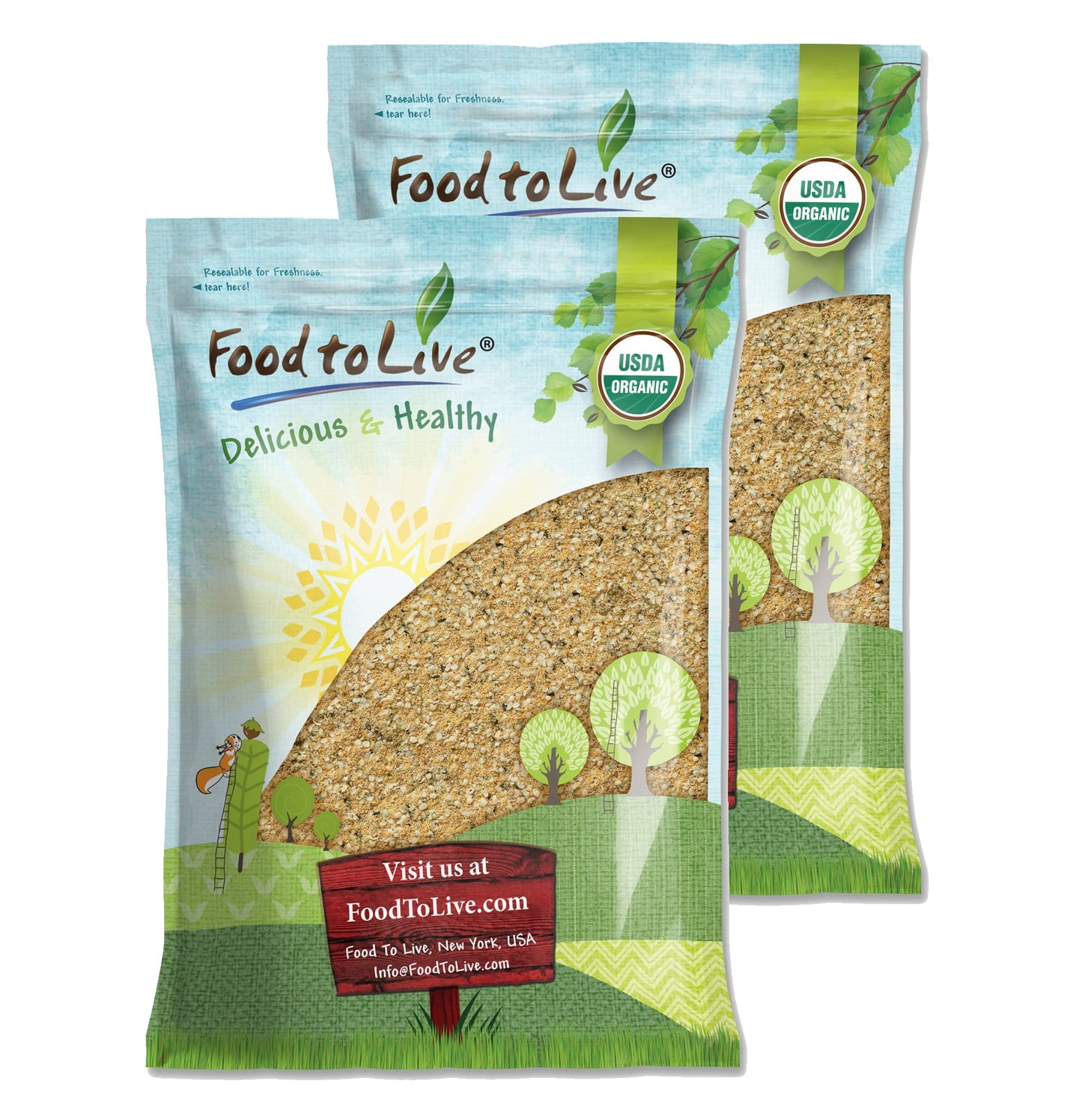 Organic Powerful Flax and Hemp Seeds Blend - by Food To Live