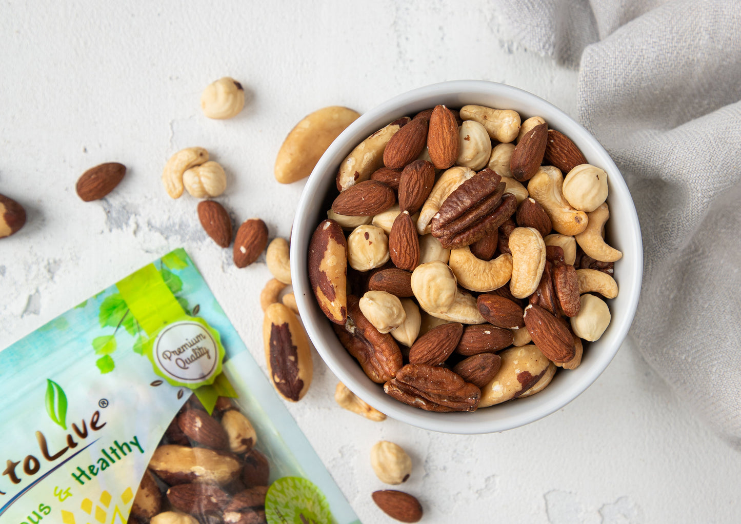 Deluxe Nuts Mix - by Food To Live
