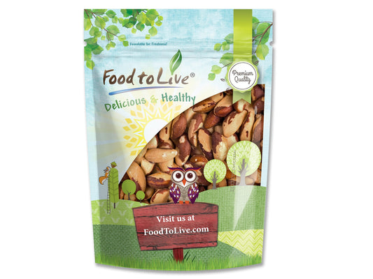 Dry Roasted Brazil Nuts - by Food To Live