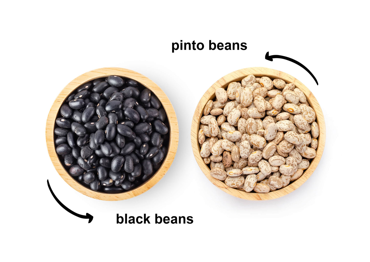 Premium Dry Beans Bundle, 2 Pack - Black Beans (5 LB), Pinto Beans (5 LB) - by Food To Live