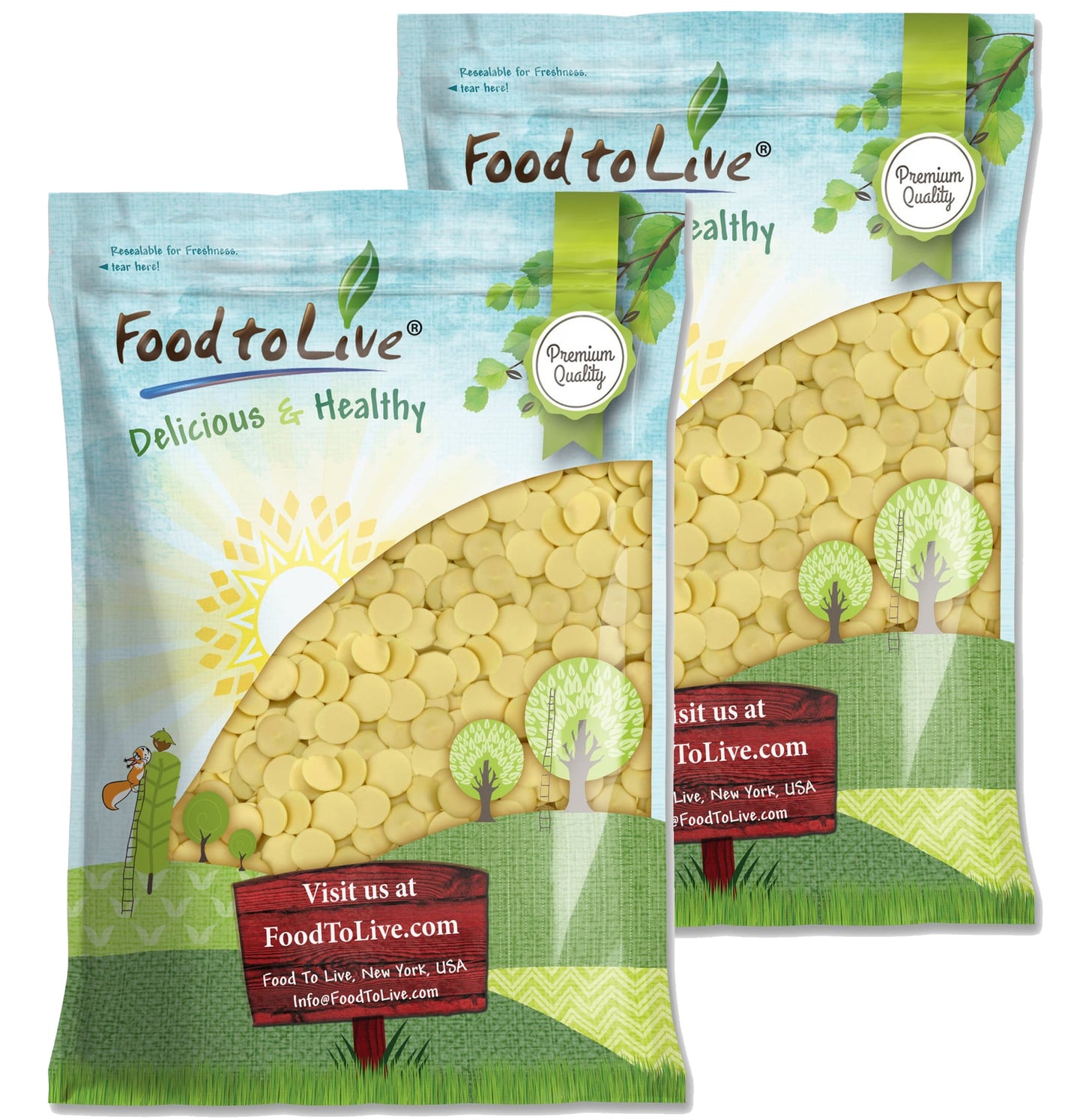 Raw Cacao Butter Wafers - by Food To Live