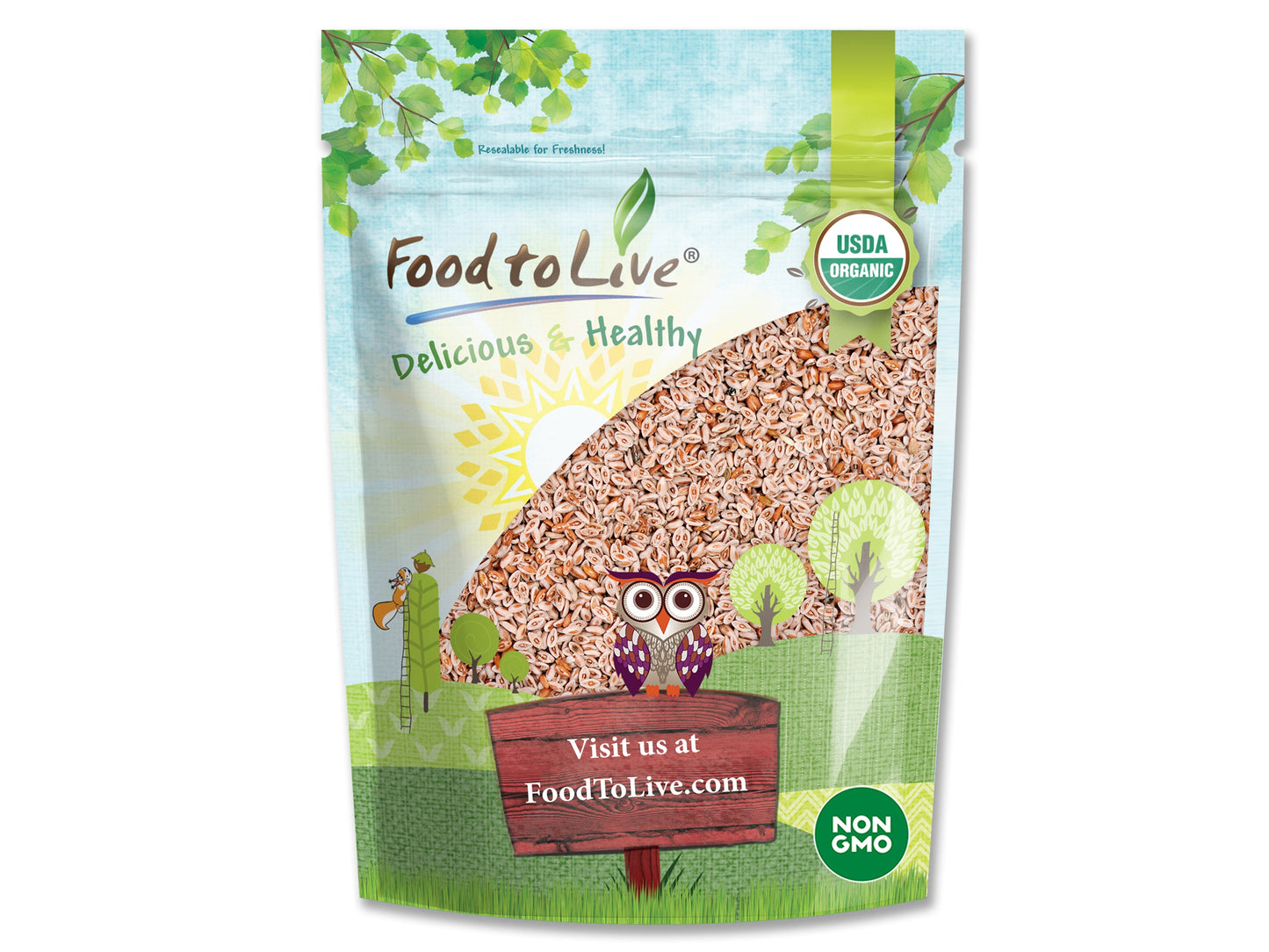 Organic Whole Psyllium Seeds - by Food To Live