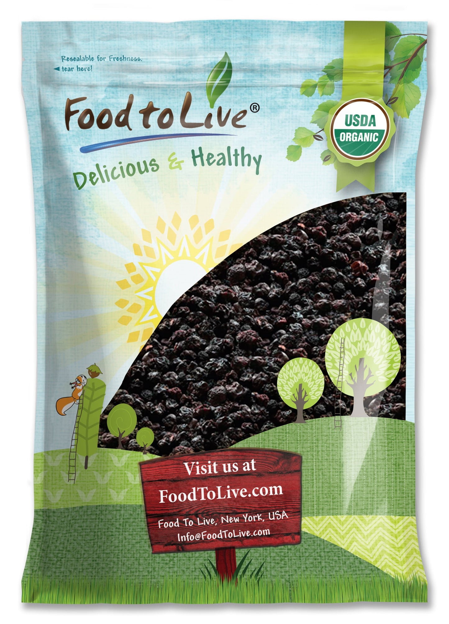 Organic Bing Cherries - by Food To Live