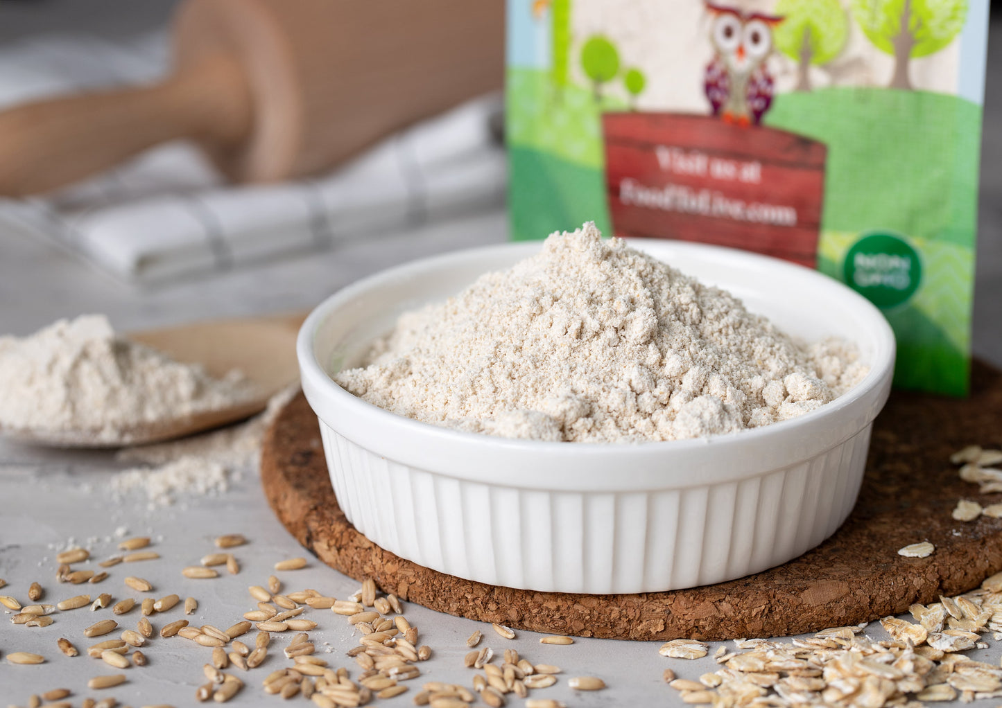 Organic Oat Flour - by Food To Live