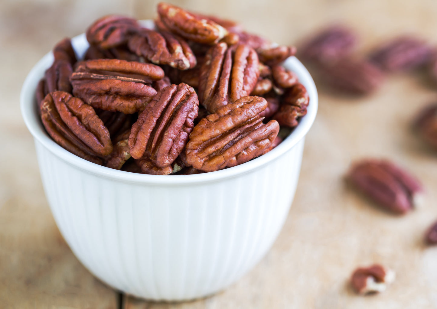 Organic Dry Roasted Pecan Halves - by Food To Live
