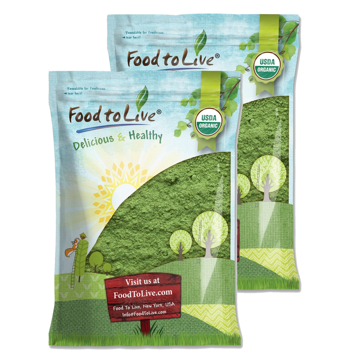 Organic SuperGreens Powder Blend - by Food To Live