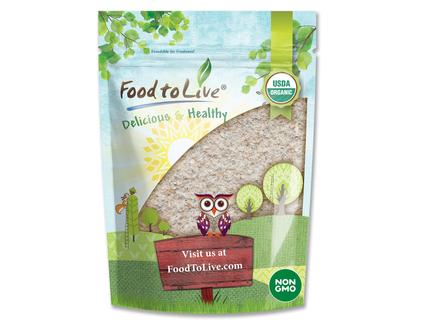 Organic Whole Wheat Bread Flour - by Food To Live