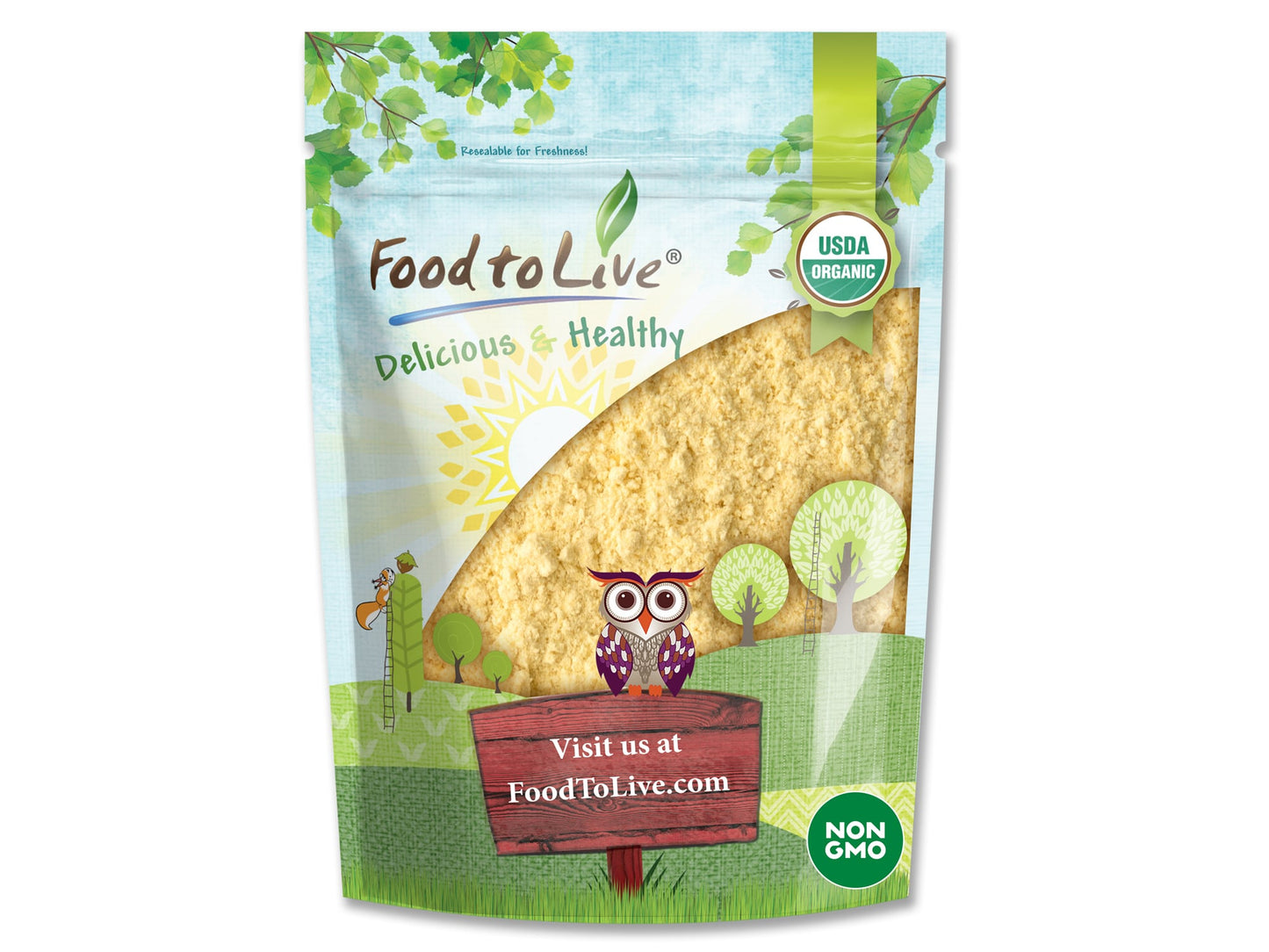 Gluten Free Organic Chickpea Flour - by Food To Live