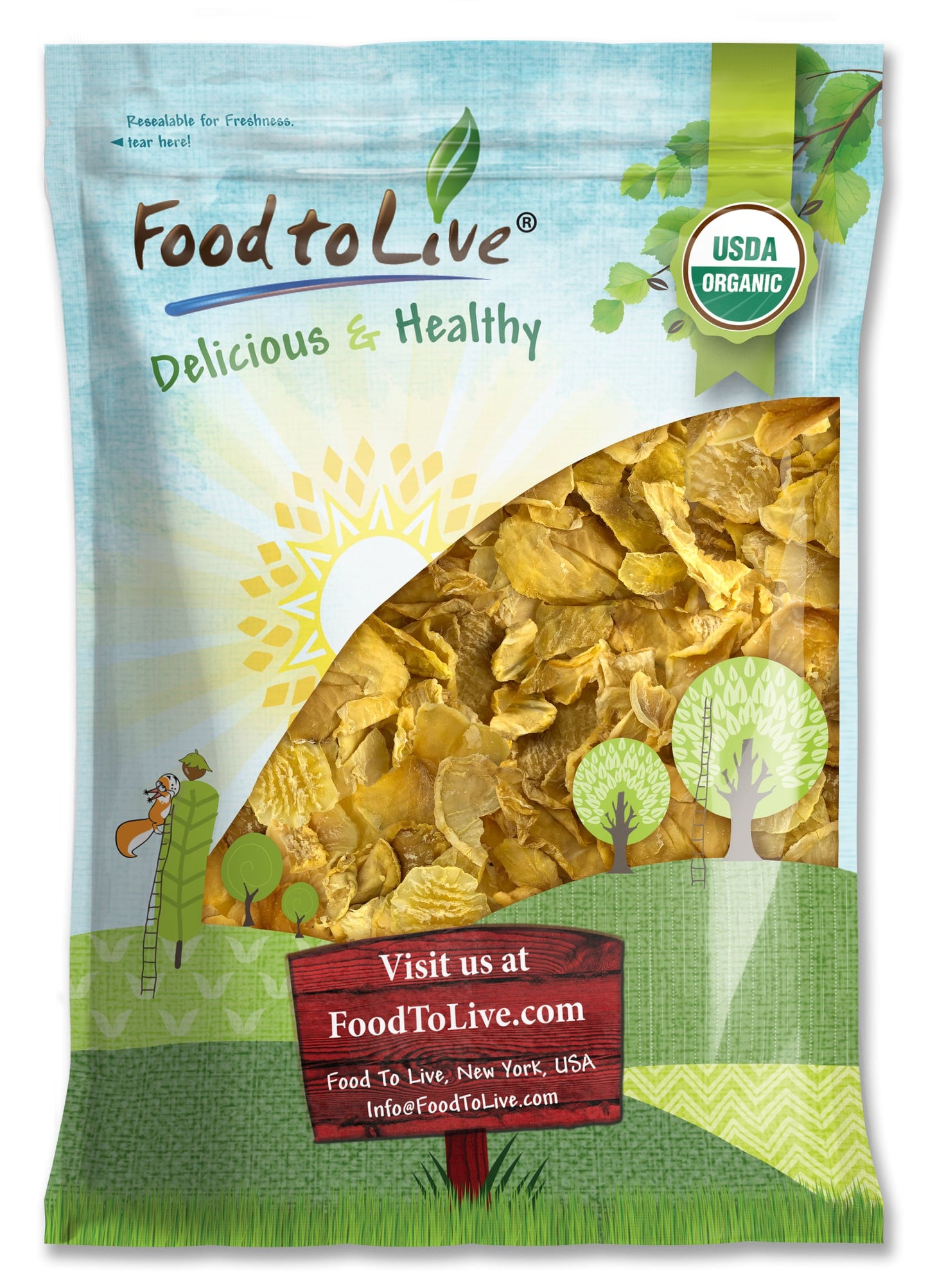 Organic Yacon Slices - by Food To Live