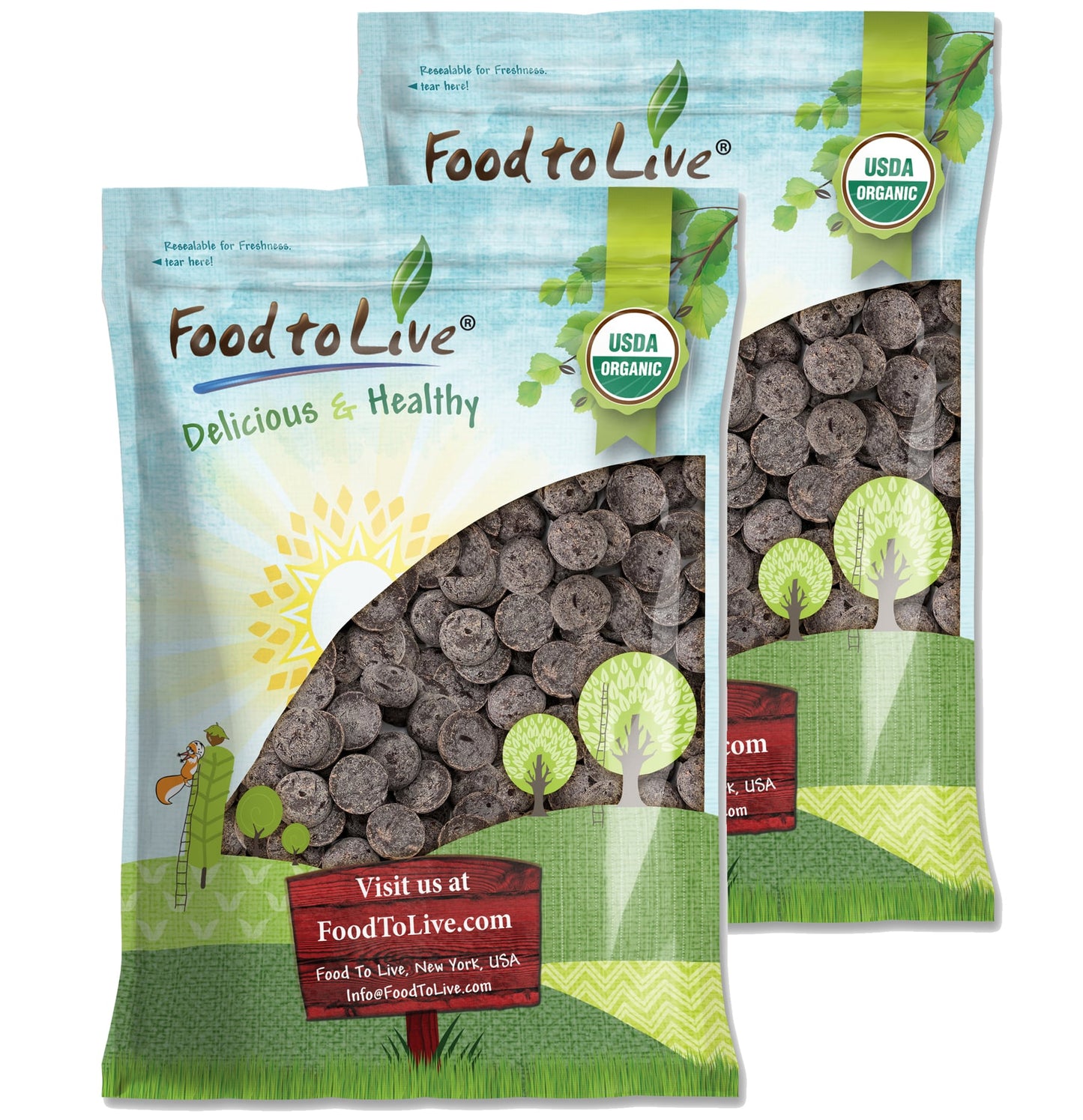 Organic Cacao Paste Wafers - by Food To Live