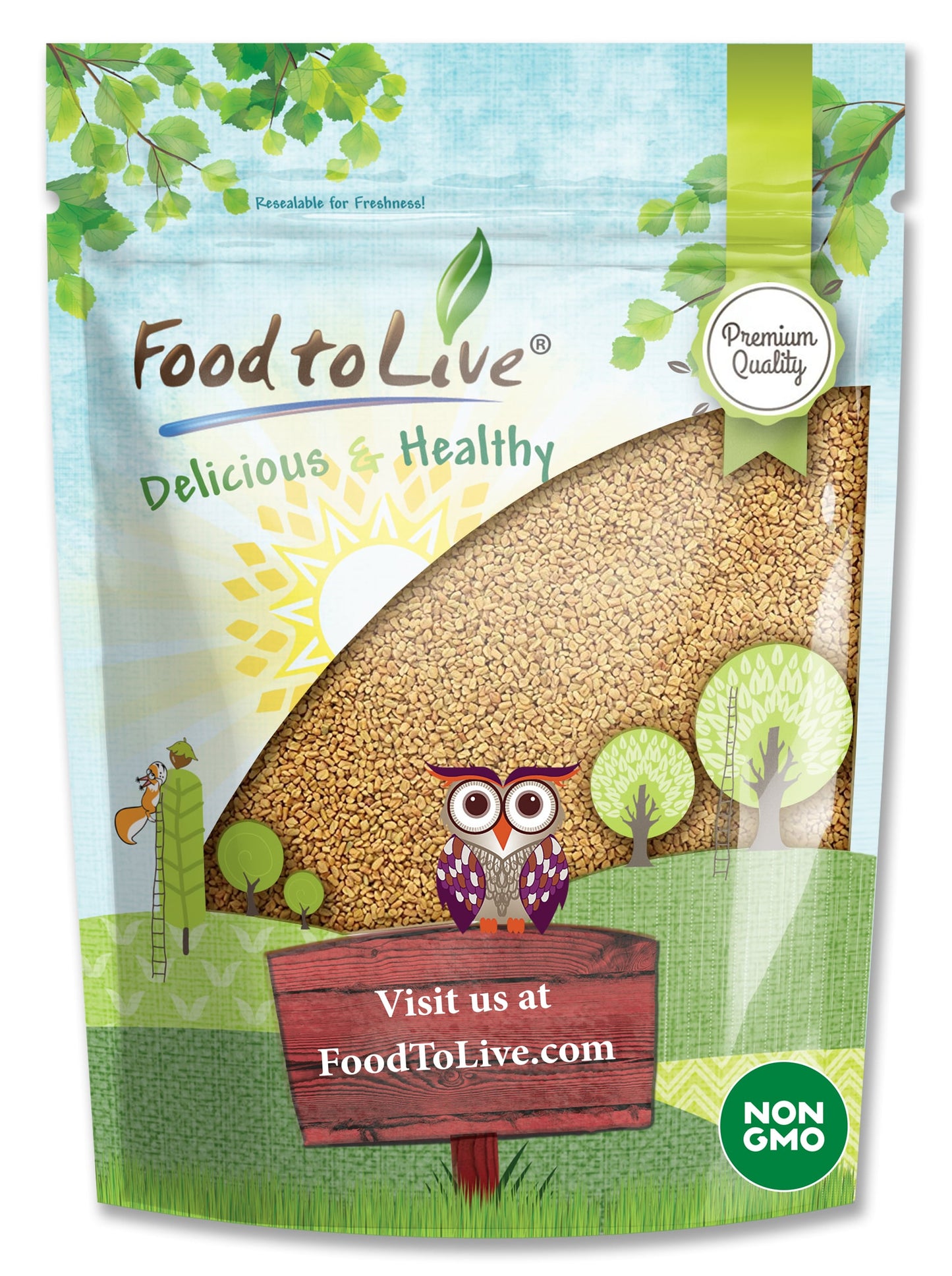 Fenugreek Seeds - by Food To Live