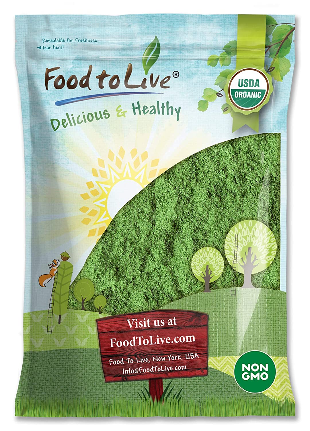 Organic Matcha Green Tea Powder - by Food To Live