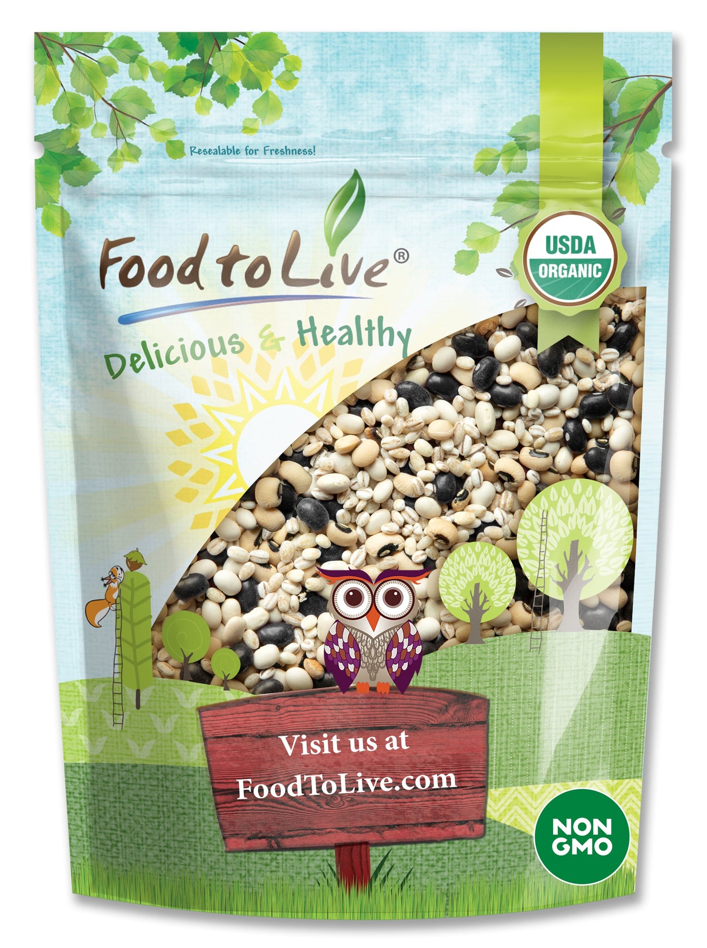 Organic Black Bean Soup Mix - by Food To Live