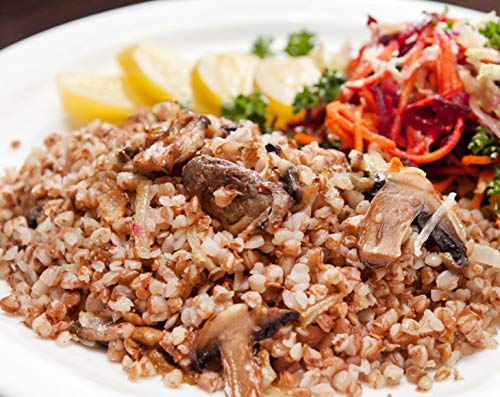 Organic Buckwheat Kasha - Grechka, Toasted Whole Groats, Non-GMO, Kosher, Sirtfood, Bulk - by Food to Live
